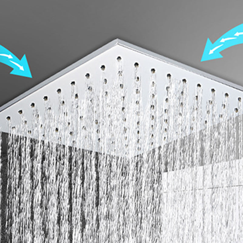 Modern Shower System Brass Temperature Control Adjustable Shower Head Shower Set Clearhalo 'Bathroom Remodel & Bathroom Fixtures' 'Home Improvement' 'home_improvement' 'home_improvement_shower_faucets' 'Shower Faucets & Systems' 'shower_faucets' 'Showers & Bathtubs Plumbing' 'Showers & Bathtubs' 6871506