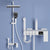 Modern Shower Trim Brass Thermostatic Adjustable Shower Head Wall Mounted Shower Set White Temperature Control Clearhalo 'Bathroom Remodel & Bathroom Fixtures' 'Home Improvement' 'home_improvement' 'home_improvement_shower_faucets' 'Shower Faucets & Systems' 'shower_faucets' 'Showers & Bathtubs Plumbing' 'Showers & Bathtubs' 6871520