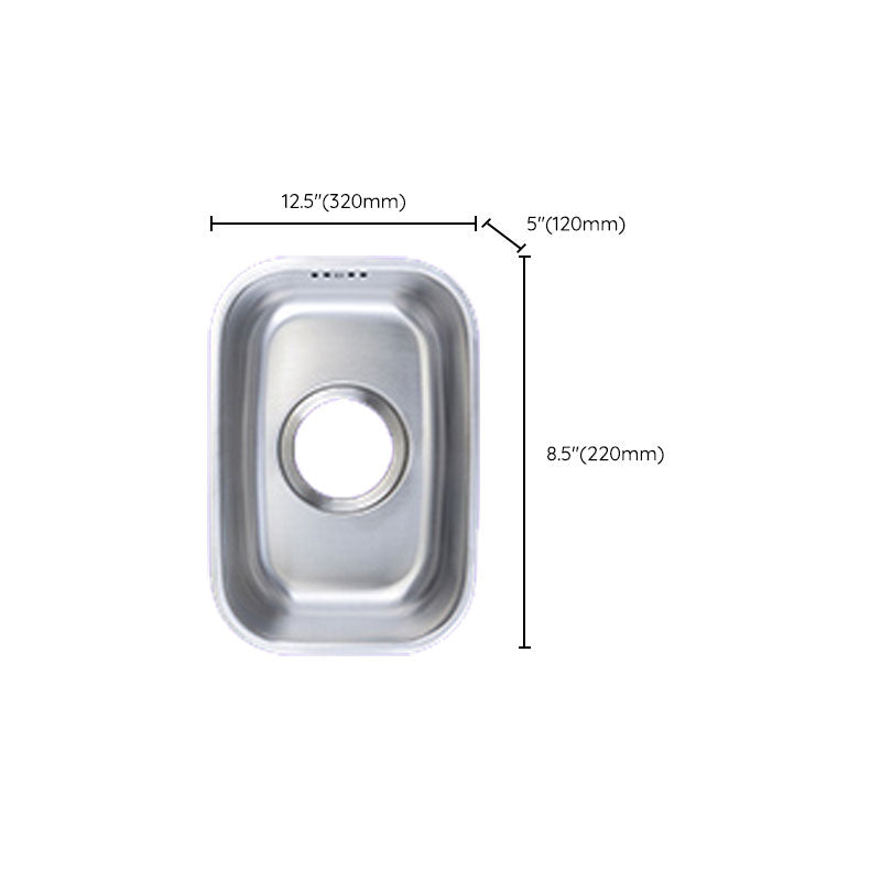 Classic Single Basin Sink Stainless Steel Workstation Sink with Faucet Clearhalo 'Home Improvement' 'home_improvement' 'home_improvement_kitchen_sinks' 'Kitchen Remodel & Kitchen Fixtures' 'Kitchen Sinks & Faucet Components' 'Kitchen Sinks' 'kitchen_sinks' 6871565