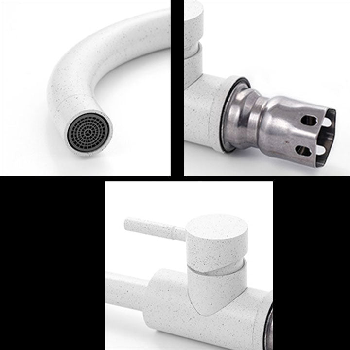 Modern Quartz Sink Solid Color Square Single Bowl Kitchen Sink Clearhalo 'Home Improvement' 'home_improvement' 'home_improvement_kitchen_sinks' 'Kitchen Remodel & Kitchen Fixtures' 'Kitchen Sinks & Faucet Components' 'Kitchen Sinks' 'kitchen_sinks' 6871634