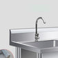 Simple Kitchen Sink Triple Bowl Stainless Steel Sink with Faucets Clearhalo 'Home Improvement' 'home_improvement' 'home_improvement_kitchen_sinks' 'Kitchen Remodel & Kitchen Fixtures' 'Kitchen Sinks & Faucet Components' 'Kitchen Sinks' 'kitchen_sinks' 6871697