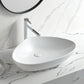 Contemporary Bathroom Sink White Porcelain Vessel Lavatory Sink Only 23"L x 15"W x 6"H Clearhalo 'Bathroom Remodel & Bathroom Fixtures' 'Bathroom Sinks & Faucet Components' 'Bathroom Sinks' 'bathroom_sink' 'Home Improvement' 'home_improvement' 'home_improvement_bathroom_sink' 6871822