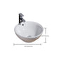 Modern Bathroom Sink Solid Color Porcelain Vessel Bathroom Sink Clearhalo 'Bathroom Remodel & Bathroom Fixtures' 'Bathroom Sinks & Faucet Components' 'Bathroom Sinks' 'bathroom_sink' 'Home Improvement' 'home_improvement' 'home_improvement_bathroom_sink' 6871946