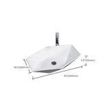 Modern Bathroom Sink Solid Color Porcelain Vessel Bathroom Sink Clearhalo 'Bathroom Remodel & Bathroom Fixtures' 'Bathroom Sinks & Faucet Components' 'Bathroom Sinks' 'bathroom_sink' 'Home Improvement' 'home_improvement' 'home_improvement_bathroom_sink' 6871960