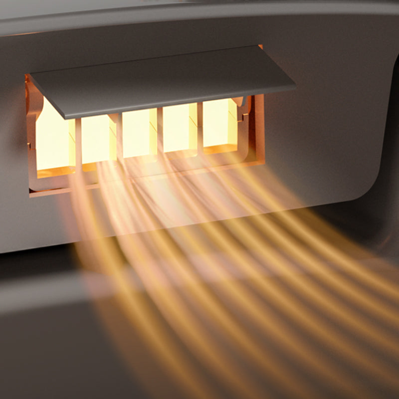 Contemporary Foot Sensor Ceramic Heated Seat White Round Floor Mount Bidet Clearhalo 'Bathroom Remodel & Bathroom Fixtures' 'Bidets' 'Home Improvement' 'home_improvement' 'home_improvement_bidets' 'Toilets & Bidets' 6872303