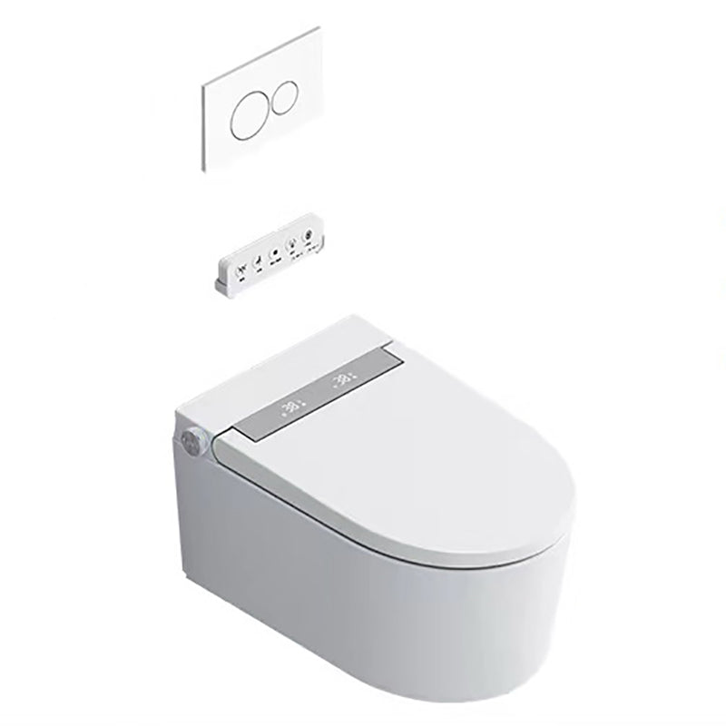 Toilet Bidet and Seat Antimicrobial Dryer Wall Mounted Bidet Bidet with High Water Tank Clearhalo 'Bathroom Remodel & Bathroom Fixtures' 'Bidets' 'Home Improvement' 'home_improvement' 'home_improvement_bidets' 'Toilets & Bidets' 6872365