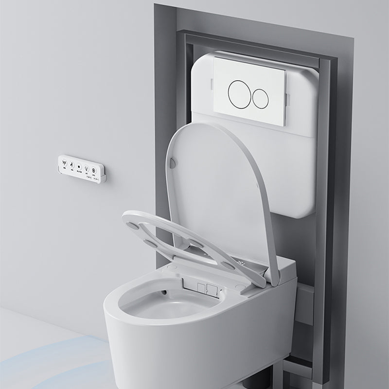 Toilet Bidet and Seat Antimicrobial Dryer Wall Mounted Bidet Clearhalo 'Bathroom Remodel & Bathroom Fixtures' 'Bidets' 'Home Improvement' 'home_improvement' 'home_improvement_bidets' 'Toilets & Bidets' 6872372