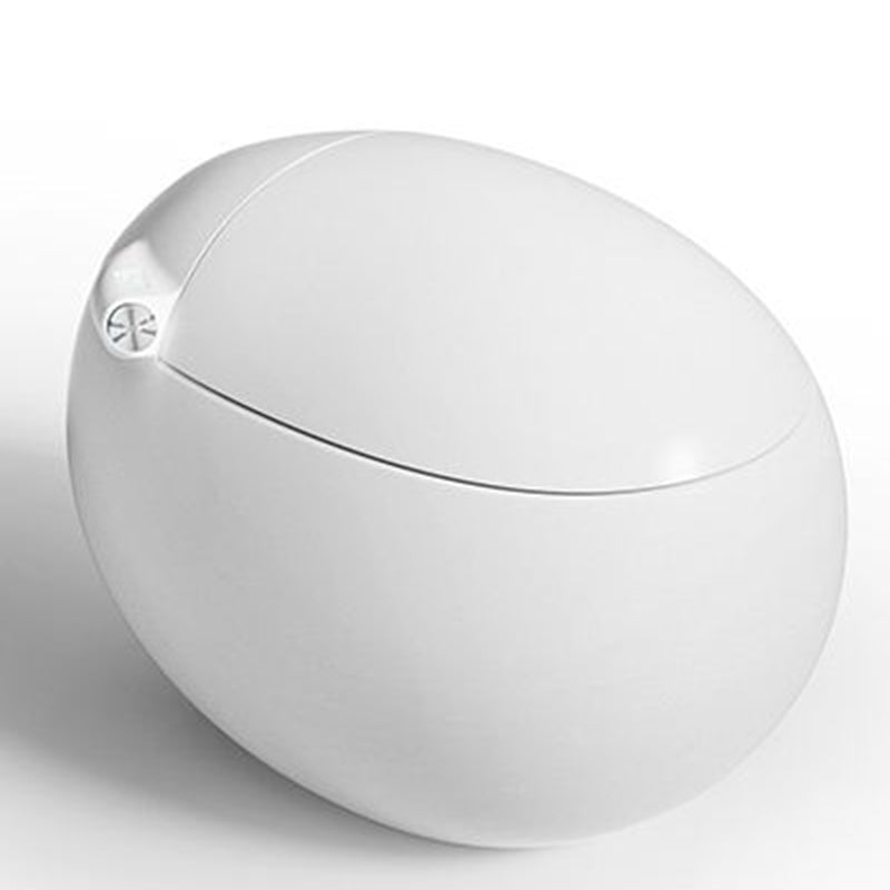 White Bidet Temperature Control Floor Mount Bidet,19.30" High Automatic Lid( Top Configuration) No Clearhalo 'Bathroom Remodel & Bathroom Fixtures' 'Bidets' 'Home Improvement' 'home_improvement' 'home_improvement_bidets' 'Toilets & Bidets' 6872379