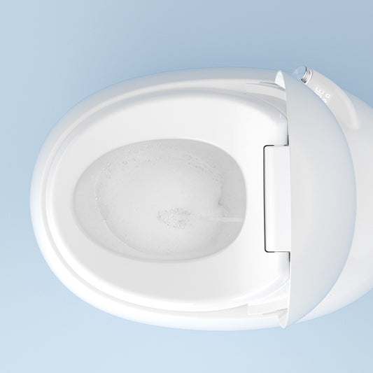 White Bidet Temperature Control Floor Mount Bidet,19.30" High Clearhalo 'Bathroom Remodel & Bathroom Fixtures' 'Bidets' 'Home Improvement' 'home_improvement' 'home_improvement_bidets' 'Toilets & Bidets' 6872385