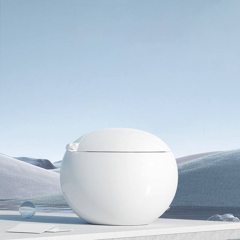 White Bidet Temperature Control Floor Mount Bidet,19.30" High Clearhalo 'Bathroom Remodel & Bathroom Fixtures' 'Bidets' 'Home Improvement' 'home_improvement' 'home_improvement_bidets' 'Toilets & Bidets' 6872388