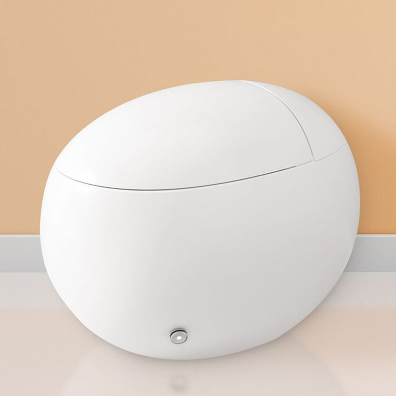 21.25" High White Bidet Temperature Control Floor Mount Bidet Clearhalo 'Bathroom Remodel & Bathroom Fixtures' 'Bidets' 'Home Improvement' 'home_improvement' 'home_improvement_bidets' 'Toilets & Bidets' 6872393