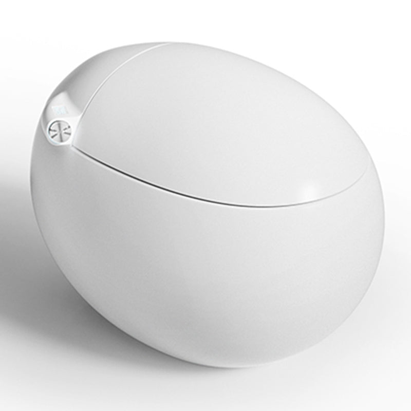 21.25" High White Bidet Temperature Control Floor Mount Bidet Automatic Lid Clearhalo 'Bathroom Remodel & Bathroom Fixtures' 'Bidets' 'Home Improvement' 'home_improvement' 'home_improvement_bidets' 'Toilets & Bidets' 6872394