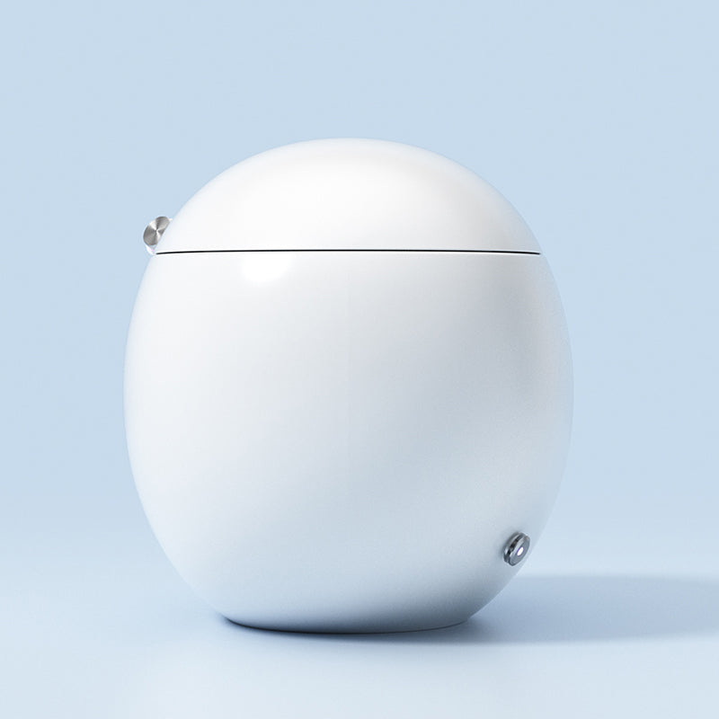 21.25" High White Bidet Temperature Control Floor Mount Bidet Clearhalo 'Bathroom Remodel & Bathroom Fixtures' 'Bidets' 'Home Improvement' 'home_improvement' 'home_improvement_bidets' 'Toilets & Bidets' 6872406