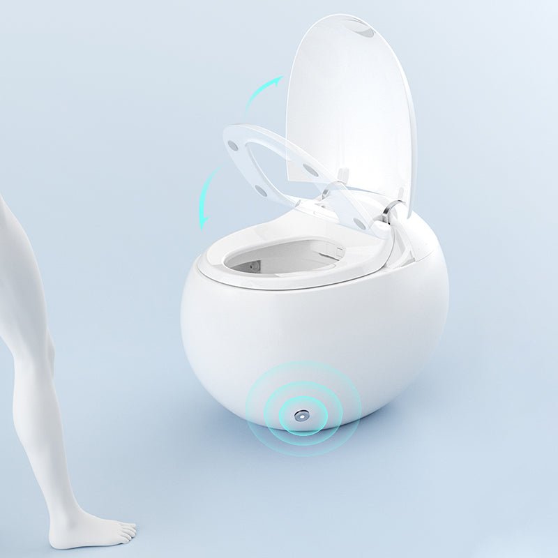 21.25" High White Bidet Temperature Control Floor Mount Bidet Clearhalo 'Bathroom Remodel & Bathroom Fixtures' 'Bidets' 'Home Improvement' 'home_improvement' 'home_improvement_bidets' 'Toilets & Bidets' 6872408