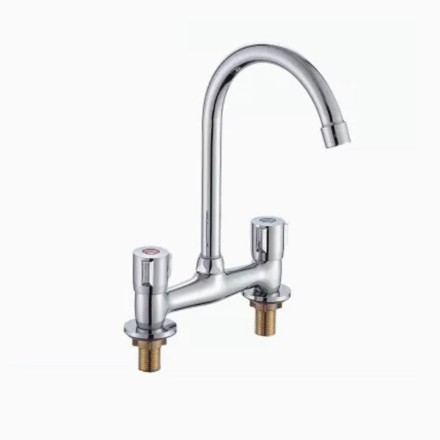 Modern Pull down Faucet Two Handles Pot Filler High Arc Profile Filler Gooseneck Clearhalo 'Home Improvement' 'home_improvement' 'home_improvement_kitchen_faucets' 'Kitchen Faucets' 'Kitchen Remodel & Kitchen Fixtures' 'Kitchen Sinks & Faucet Components' 'kitchen_faucets' 6872411