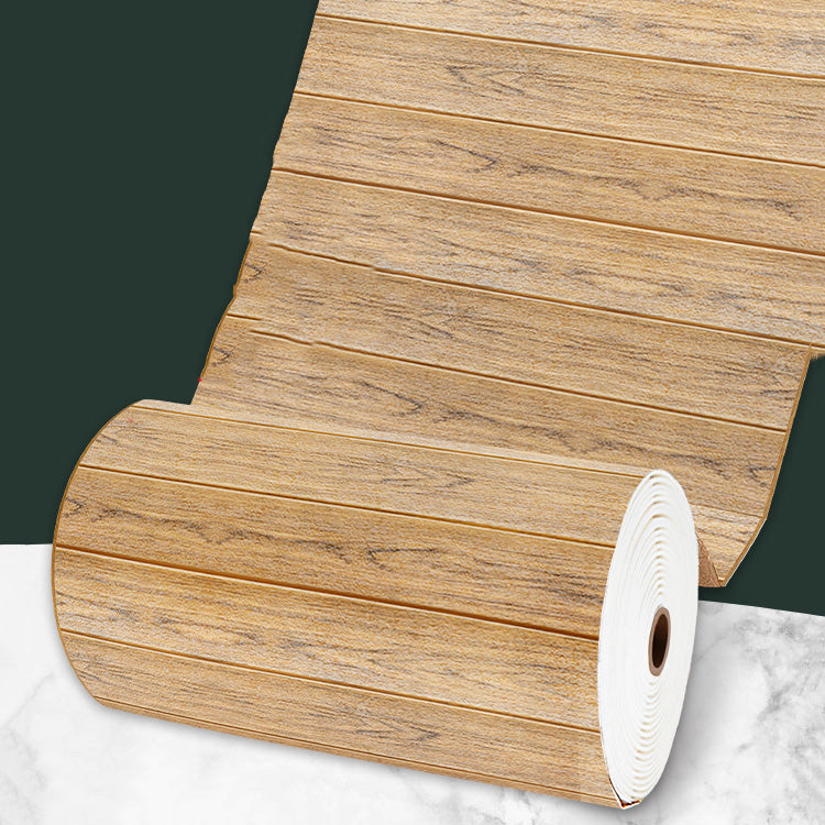 Modern Pearl Wainscoting PVC Wall Access Panel Peel and Stick Foam Baseboard Light Brown Khaki Nano Strong Glue Fund Clearhalo 'Flooring 'Home Improvement' 'home_improvement' 'home_improvement_wall_paneling' 'Wall Paneling' 'wall_paneling' 'Walls & Ceilings' Walls and Ceiling' 6872491