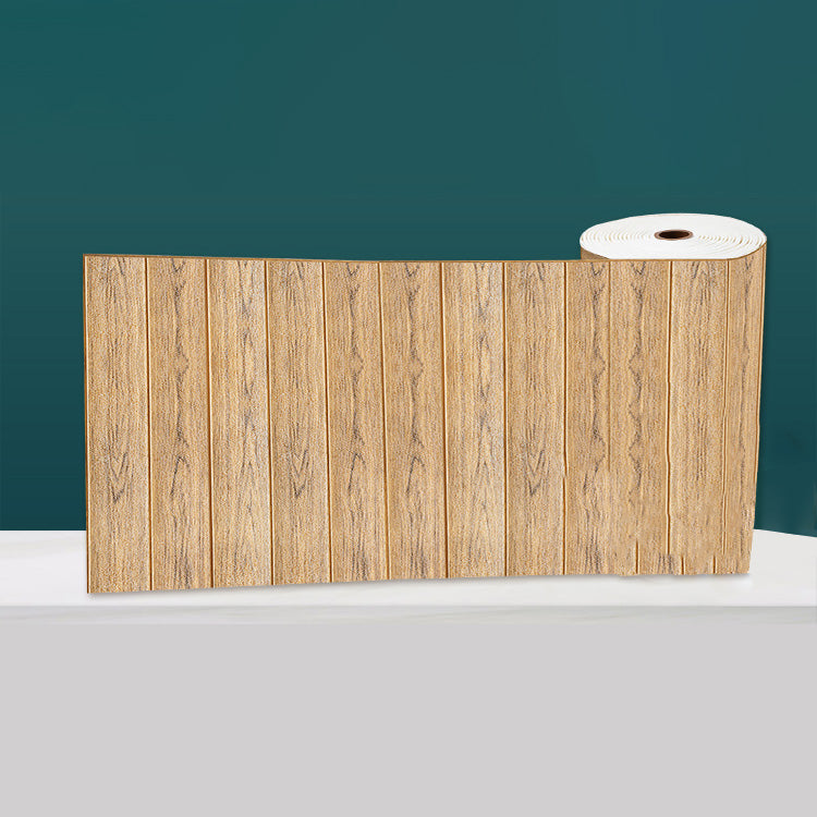 Modern Pearl Wainscoting PVC Wall Access Panel Peel and Stick Foam Baseboard Light Brown Khaki Nano Clearhalo 'Flooring 'Home Improvement' 'home_improvement' 'home_improvement_wall_paneling' 'Wall Paneling' 'wall_paneling' 'Walls & Ceilings' Walls and Ceiling' 6872499