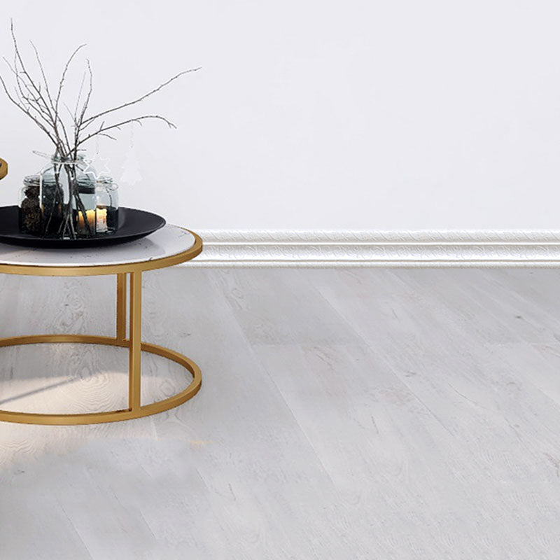 Modern Baseboard 3D Embossing Baseboard PVC Stereo Skirting Set of 1 White Nano Strong Glue Fund Clearhalo 'Flooring 'Home Improvement' 'home_improvement' 'home_improvement_wall_paneling' 'Wall Paneling' 'wall_paneling' 'Walls & Ceilings' Walls and Ceiling' 6872506