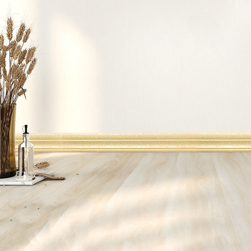 Modern Baseboard 3D Embossing Baseboard PVC Stereo Skirting Set of 1 Yellow Nano Strong Glue Fund Clearhalo 'Flooring 'Home Improvement' 'home_improvement' 'home_improvement_wall_paneling' 'Wall Paneling' 'wall_paneling' 'Walls & Ceilings' Walls and Ceiling' 6872510