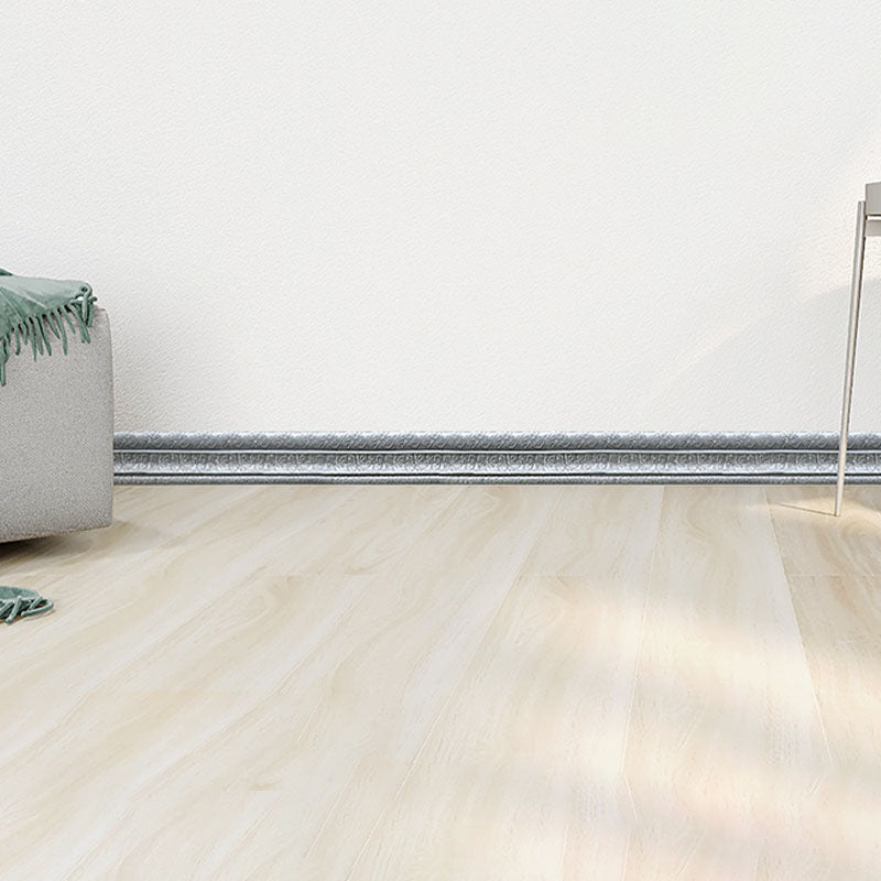 Modern Baseboard 3D Embossing Baseboard PVC Stereo Skirting Set of 1 Silver Gray Standard Payment Clearhalo 'Flooring 'Home Improvement' 'home_improvement' 'home_improvement_wall_paneling' 'Wall Paneling' 'wall_paneling' 'Walls & Ceilings' Walls and Ceiling' 6872525