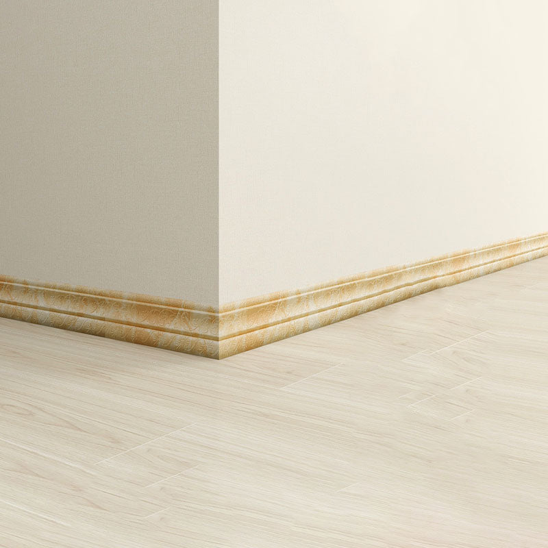 Modern Baseboard 3D Embossing Baseboard PVC Stereo Skirting Set of 1 Beige Standard Payment Clearhalo 'Flooring 'Home Improvement' 'home_improvement' 'home_improvement_wall_paneling' 'Wall Paneling' 'wall_paneling' 'Walls & Ceilings' Walls and Ceiling' 6872526