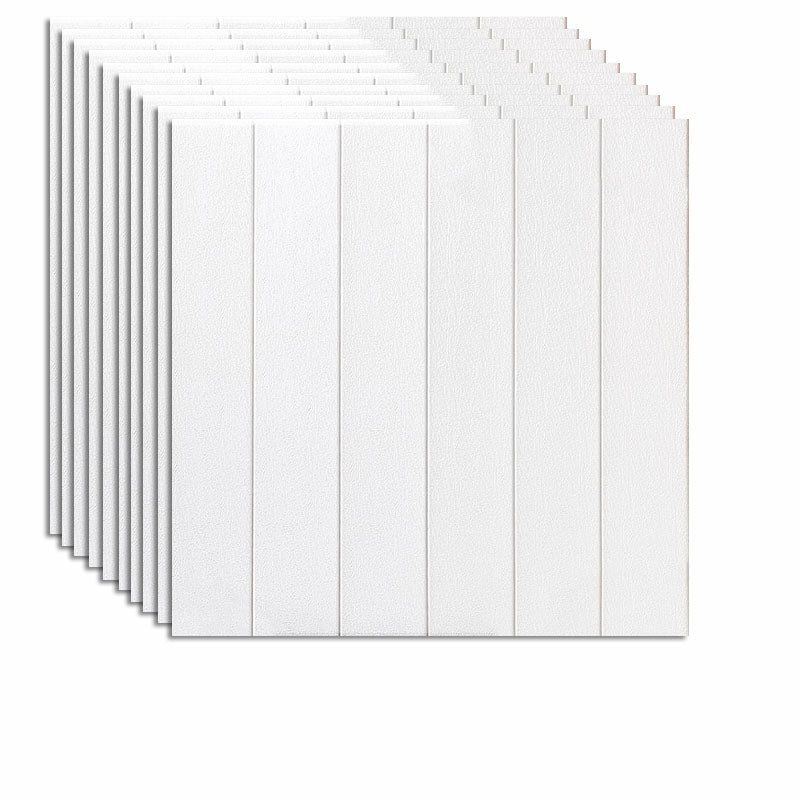 Farmhouse Tin Backsplash Paneling Smooth Wall Ceiling Wood Grain Design White Environmentally Friendly Foam Sponge Clearhalo 'Flooring 'Home Improvement' 'home_improvement' 'home_improvement_wall_paneling' 'Wall Paneling' 'wall_paneling' 'Walls & Ceilings' Walls and Ceiling' 6872530