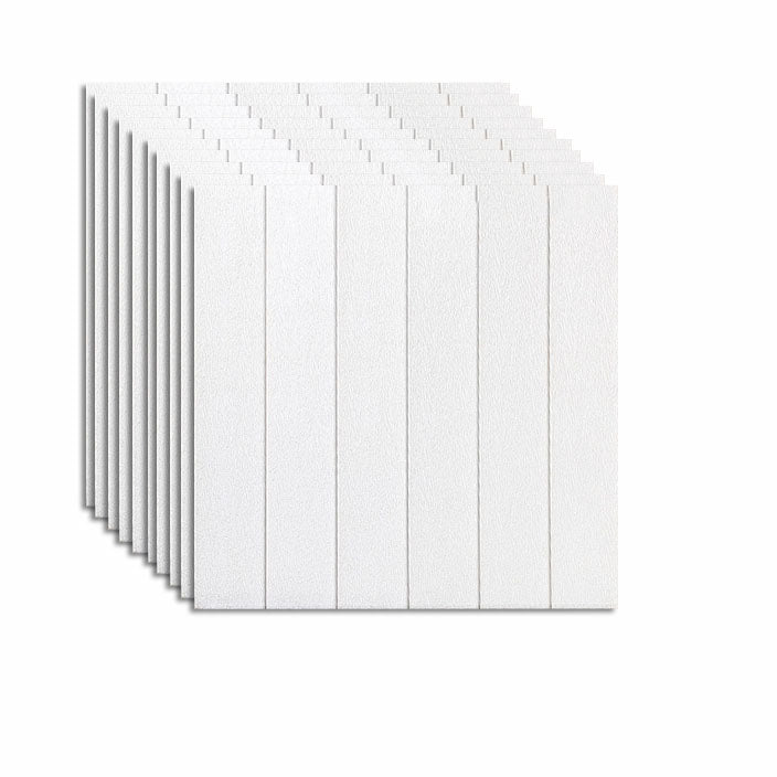 Farmhouse Tin Backsplash Paneling Smooth Wall Ceiling Wood Grain Design Ivory Environmentally Friendly Foam Sponge Clearhalo 'Flooring 'Home Improvement' 'home_improvement' 'home_improvement_wall_paneling' 'Wall Paneling' 'wall_paneling' 'Walls & Ceilings' Walls and Ceiling' 6872533