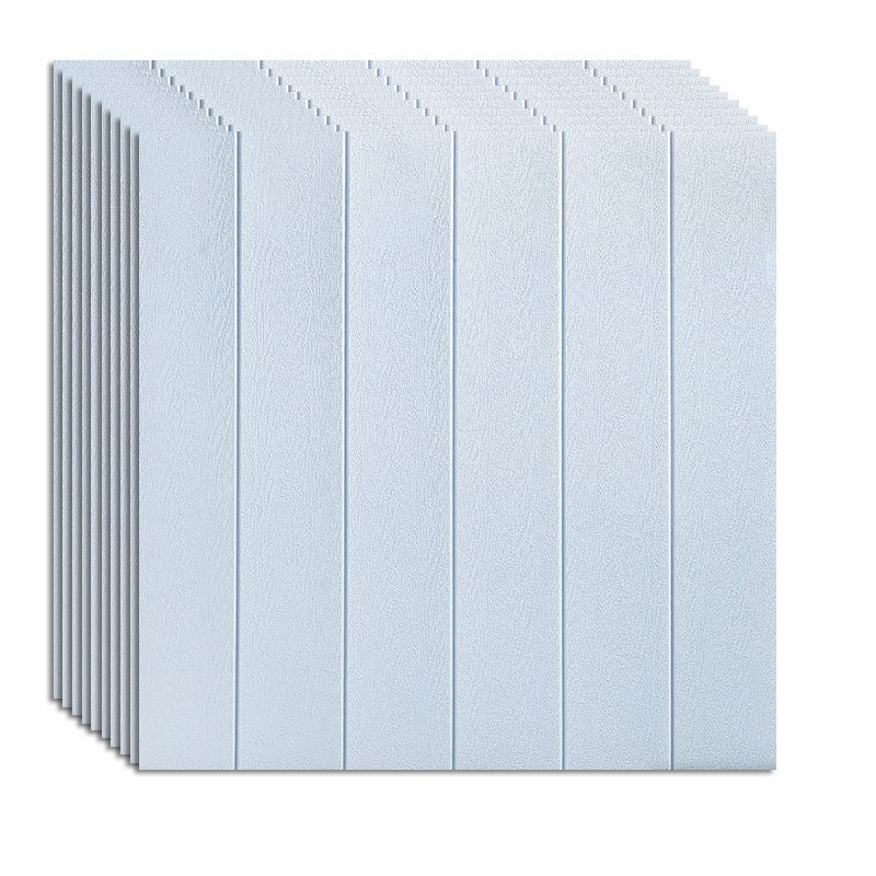 Farmhouse Tin Backsplash Paneling Smooth Wall Ceiling Wood Grain Design Light Blue Standard Payment Clearhalo 'Flooring 'Home Improvement' 'home_improvement' 'home_improvement_wall_paneling' 'Wall Paneling' 'wall_paneling' 'Walls & Ceilings' Walls and Ceiling' 6872541