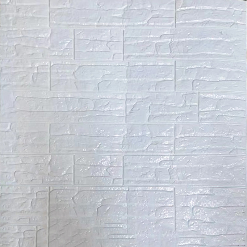 Modern Pearl Wainscoting PVC Wall Access Panel Peel and Stick Wall Tile White Clearhalo 'Flooring 'Home Improvement' 'home_improvement' 'home_improvement_wall_paneling' 'Wall Paneling' 'wall_paneling' 'Walls & Ceilings' Walls and Ceiling' 6872600