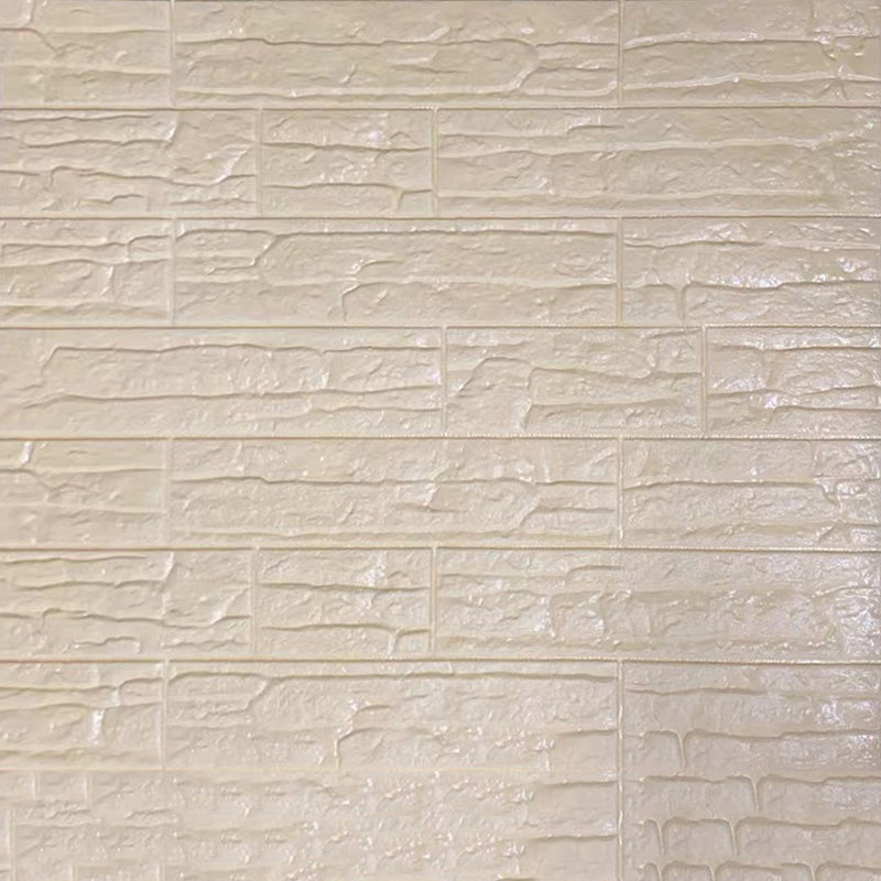 Modern Pearl Wainscoting PVC Wall Access Panel Peel and Stick Wall Tile Beige Clearhalo 'Flooring 'Home Improvement' 'home_improvement' 'home_improvement_wall_paneling' 'Wall Paneling' 'wall_paneling' 'Walls & Ceilings' Walls and Ceiling' 6872601