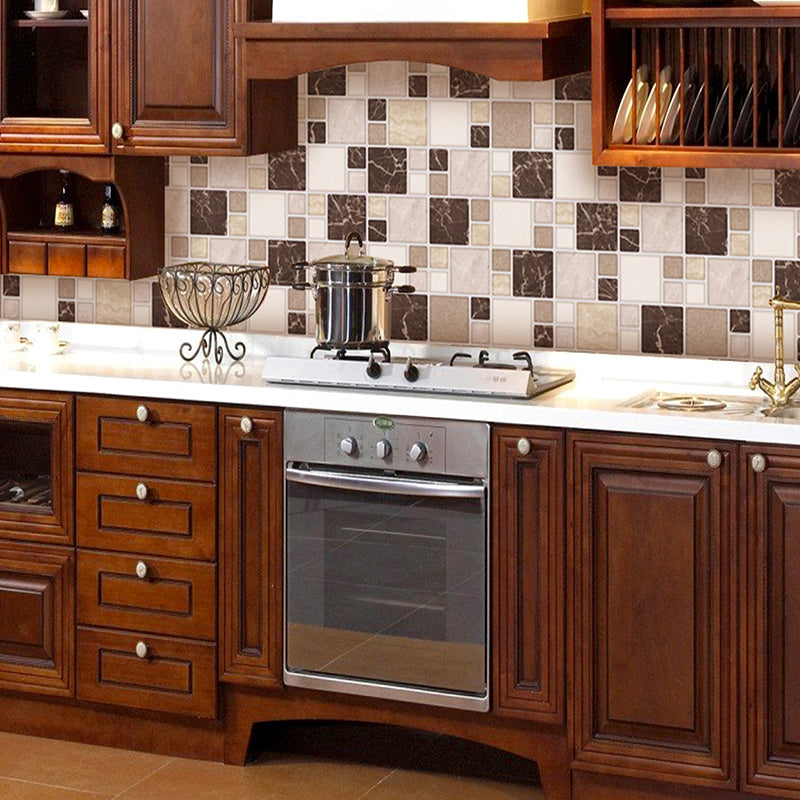 Pattern Matte Color Stone Peel and Paste Mosaic Tile Peel and Paste Tile Set of 2 Clearhalo 'Flooring 'Home Improvement' 'home_improvement' 'home_improvement_peel_stick_blacksplash' 'Peel & Stick Backsplash Tile' 'peel_stick_blacksplash' 'Walls & Ceilings' Walls and Ceiling' 6872611