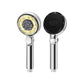 Contemporary Handheld Shower Head Round Filter Ball Spray Head With Digital Display Gold Clearhalo 'Bathroom Remodel & Bathroom Fixtures' 'Home Improvement' 'home_improvement' 'home_improvement_shower_heads' 'Shower Heads' 'shower_heads' 'Showers & Bathtubs Plumbing' 'Showers & Bathtubs' 6872710