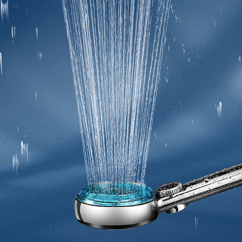 Contemporary Handheld Shower Head Round Filter Ball Spray Head With Digital Display Clearhalo 'Bathroom Remodel & Bathroom Fixtures' 'Home Improvement' 'home_improvement' 'home_improvement_shower_heads' 'Shower Heads' 'shower_heads' 'Showers & Bathtubs Plumbing' 'Showers & Bathtubs' 6872716