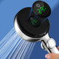 Contemporary Handheld Shower Head Round Filter Ball Spray Head With Digital Display Clearhalo 'Bathroom Remodel & Bathroom Fixtures' 'Home Improvement' 'home_improvement' 'home_improvement_shower_heads' 'Shower Heads' 'shower_heads' 'Showers & Bathtubs Plumbing' 'Showers & Bathtubs' 6872717