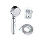 Contemporary Handheld Shower Head Round 3 Setting Spray Head in Silver Shower & Hose & Hand Spray Base Clearhalo 'Bathroom Remodel & Bathroom Fixtures' 'Home Improvement' 'home_improvement' 'home_improvement_shower_heads' 'Shower Heads' 'shower_heads' 'Showers & Bathtubs Plumbing' 'Showers & Bathtubs' 6872724
