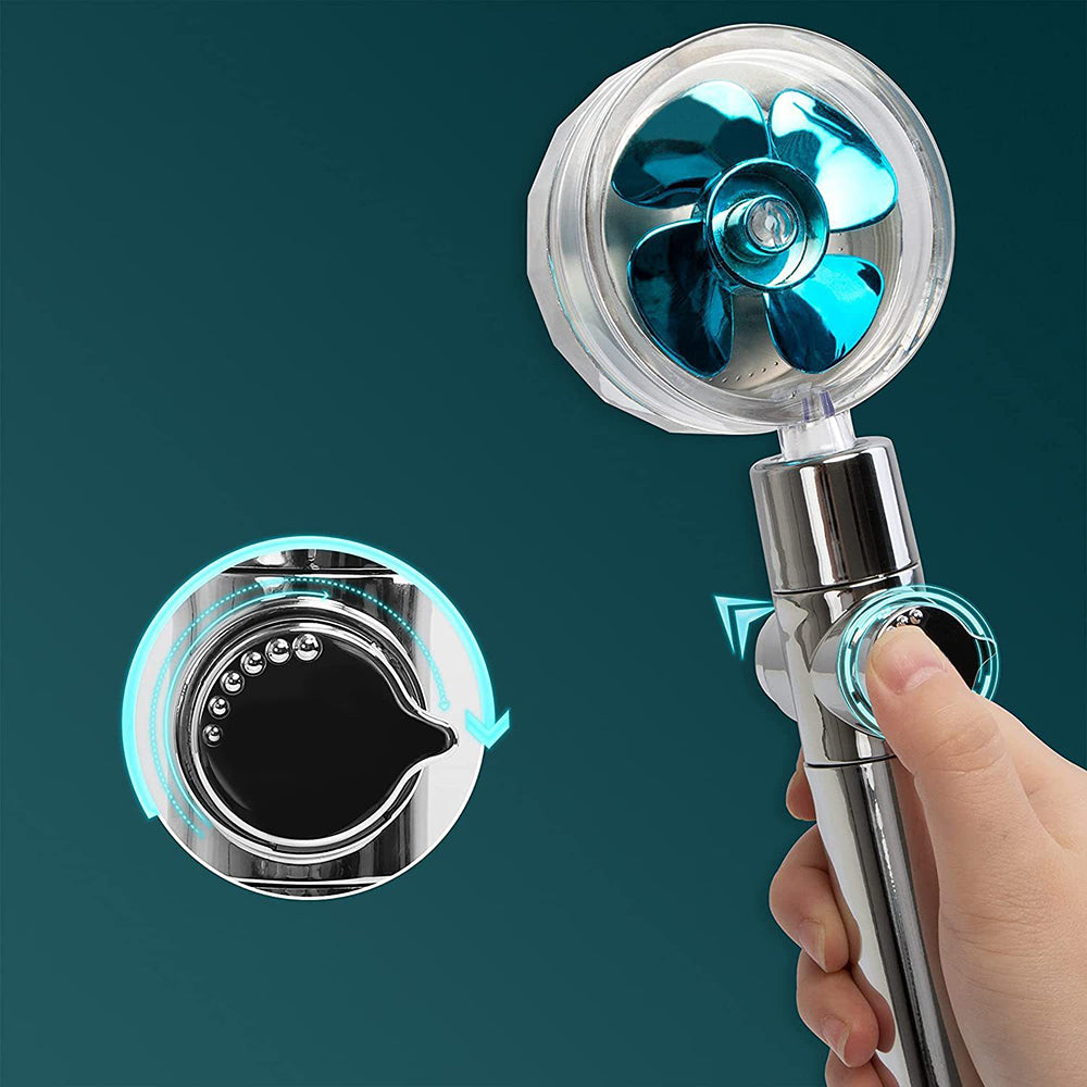 Contemporary Handheld Supercharged Shower Head Round 3 Setting Spray Head Clearhalo 'Bathroom Remodel & Bathroom Fixtures' 'Home Improvement' 'home_improvement' 'home_improvement_shower_heads' 'Shower Heads' 'shower_heads' 'Showers & Bathtubs Plumbing' 'Showers & Bathtubs' 6872740