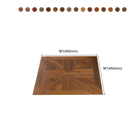 Indoor Laminate Floor Teak Wooden Medium Geometric Waterproof Laminate Floor Clearhalo 'Flooring 'Home Improvement' 'home_improvement' 'home_improvement_laminate_flooring' 'Laminate Flooring' 'laminate_flooring' Walls and Ceiling' 6872812