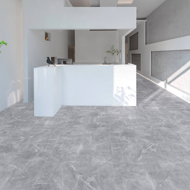 Laminate Flooring Marble Print Wooden Rectangular Indoor Laminate Floor Light Gray 301.4 sq ft. - 28 Pieces Clearhalo 'Flooring 'Home Improvement' 'home_improvement' 'home_improvement_laminate_flooring' 'Laminate Flooring' 'laminate_flooring' Walls and Ceiling' 6872818