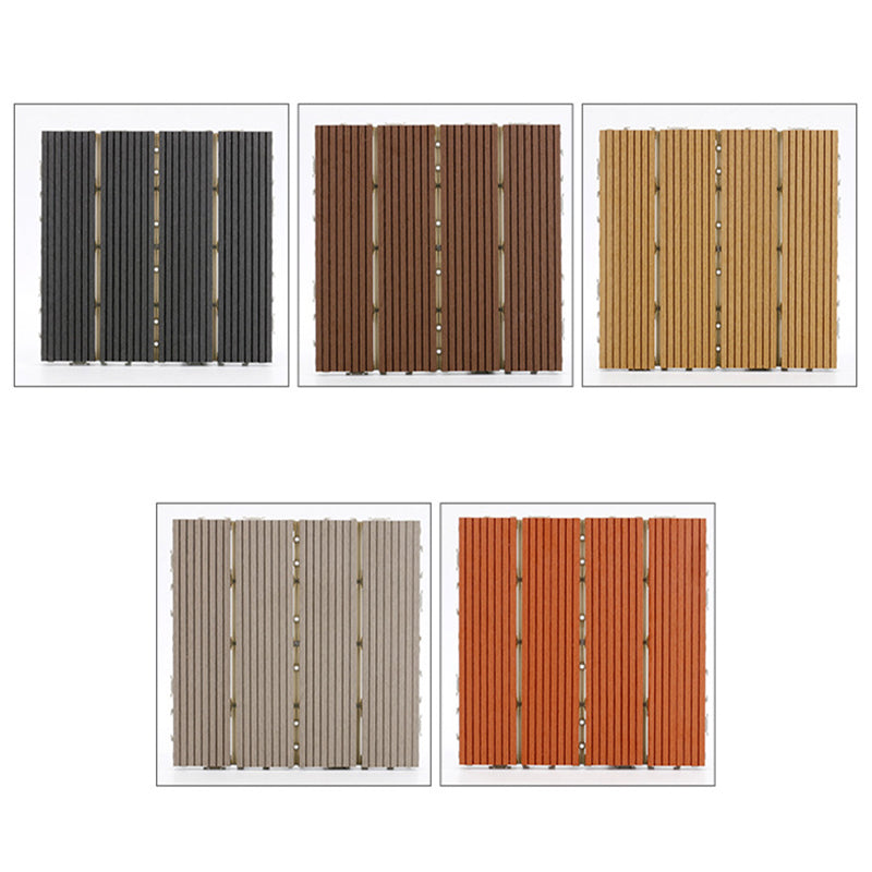 Traditional Flooring Tiles Solid Color Click-Locking Flooring Tiles Clearhalo 'Flooring 'Hardwood Flooring' 'hardwood_flooring' 'Home Improvement' 'home_improvement' 'home_improvement_hardwood_flooring' Walls and Ceiling' 6872905