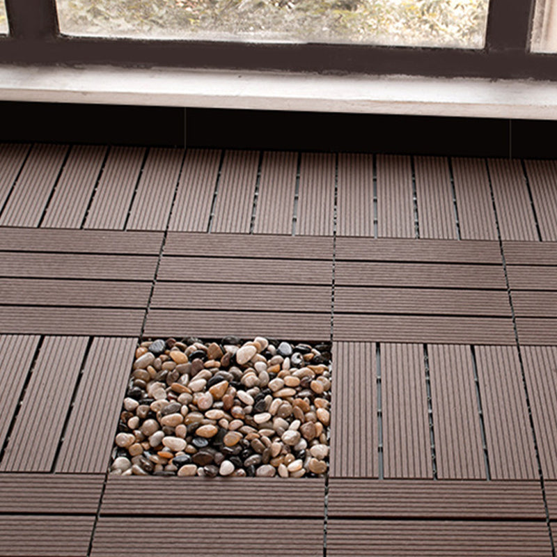 Traditional Flooring Tiles Solid Color Click-Locking Flooring Tiles Clearhalo 'Flooring 'Hardwood Flooring' 'hardwood_flooring' 'Home Improvement' 'home_improvement' 'home_improvement_hardwood_flooring' Walls and Ceiling' 6872908