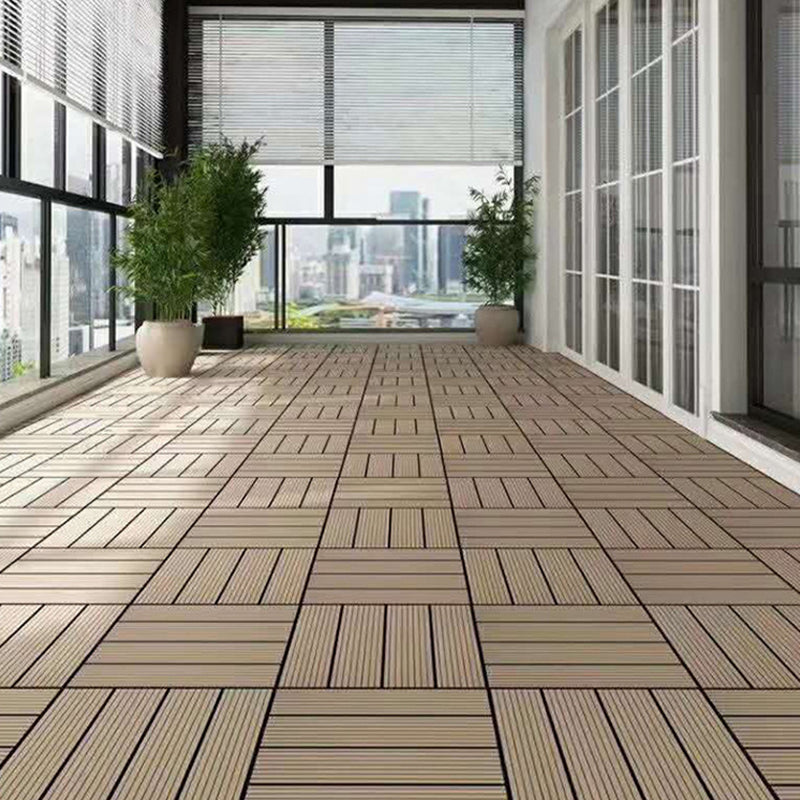 Traditional Flooring Tiles Solid Color Click-Locking Flooring Tiles Clearhalo 'Flooring 'Hardwood Flooring' 'hardwood_flooring' 'Home Improvement' 'home_improvement' 'home_improvement_hardwood_flooring' Walls and Ceiling' 6872909