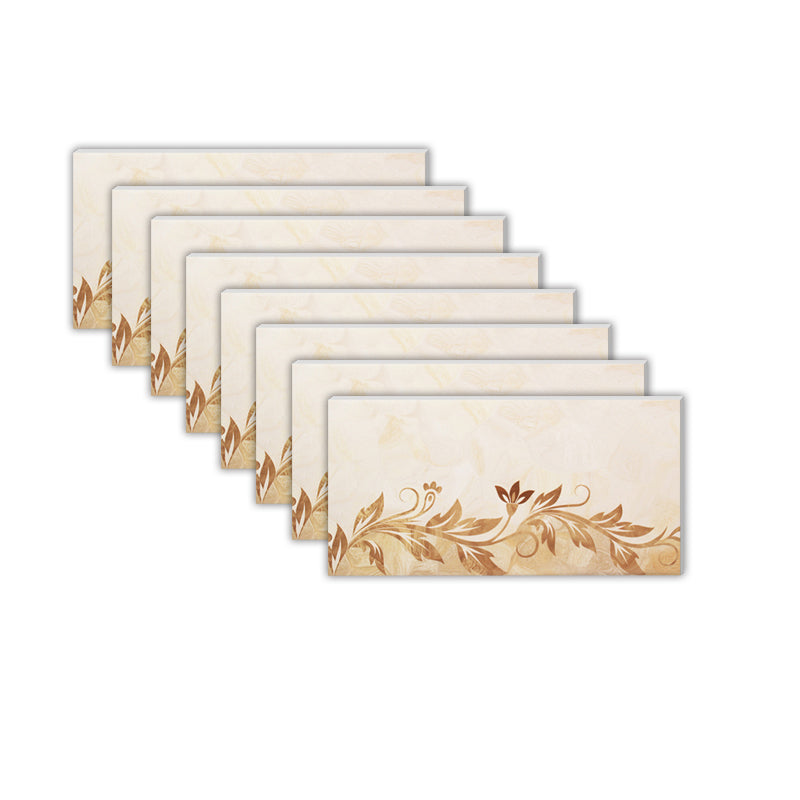 Modern Peel and Stick Tile Ceramic Single Tile Rectangular Peel & Stick Mosaic Tile Light Yellow Clearhalo 'Flooring 'Home Improvement' 'home_improvement' 'home_improvement_peel_stick_blacksplash' 'Peel & Stick Backsplash Tile' 'peel_stick_blacksplash' 'Walls & Ceilings' Walls and Ceiling' 6873527