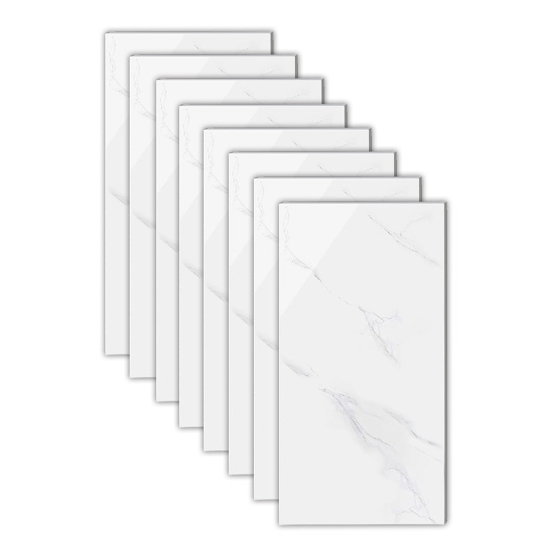 Modern Peel and Stick Tile Ceramic Single Tile Rectangular Peel & Stick Mosaic Tile Off-White Clearhalo 'Flooring 'Home Improvement' 'home_improvement' 'home_improvement_peel_stick_blacksplash' 'Peel & Stick Backsplash Tile' 'peel_stick_blacksplash' 'Walls & Ceilings' Walls and Ceiling' 6873537