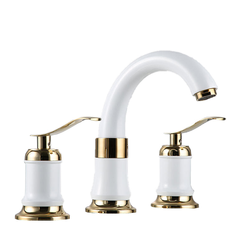 Modern Vessel Faucet Metal Lever Handles Low Arc Vessel Faucet for Home Clearhalo 'Bathroom Remodel & Bathroom Fixtures' 'Bathroom Sink Faucets' 'Bathroom Sinks & Faucet Components' 'bathroom_sink_faucets' 'Home Improvement' 'home_improvement' 'home_improvement_bathroom_sink_faucets' 6881100