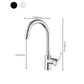Contemporary Kitchen Bar Faucet Full Copper Swivel Spout No Sensor Clearhalo 'Home Improvement' 'home_improvement' 'home_improvement_kitchen_faucets' 'Kitchen Faucets' 'Kitchen Remodel & Kitchen Fixtures' 'Kitchen Sinks & Faucet Components' 'kitchen_faucets' 6881142