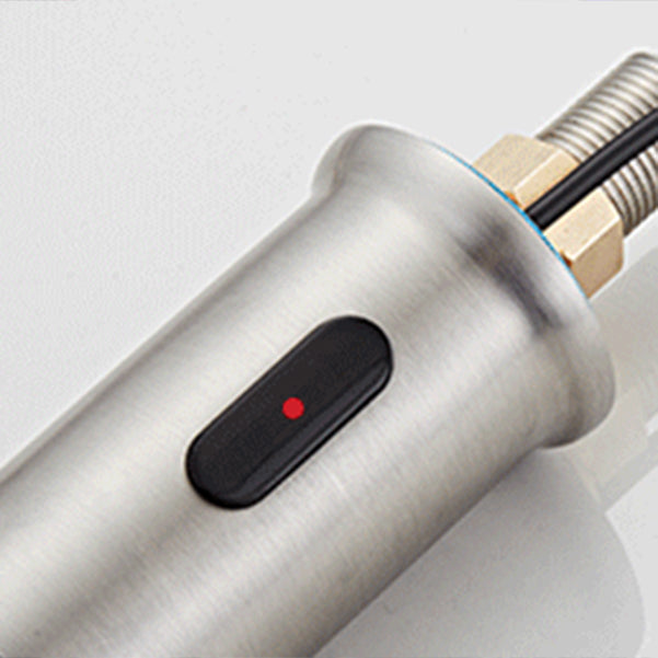 Touchless Sensor Kitchen Sink Faucet Stainless Steel Swivel Spout with Accessories Clearhalo 'Home Improvement' 'home_improvement' 'home_improvement_kitchen_faucets' 'Kitchen Faucets' 'Kitchen Remodel & Kitchen Fixtures' 'Kitchen Sinks & Faucet Components' 'kitchen_faucets' 6881162