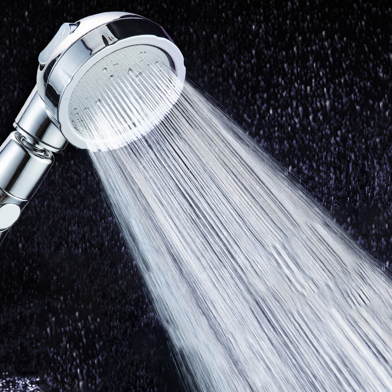 Modern Handheld Shower Head Round 3 Setting Shower Head Combo Clearhalo 'Bathroom Remodel & Bathroom Fixtures' 'Home Improvement' 'home_improvement' 'home_improvement_shower_heads' 'Shower Heads' 'shower_heads' 'Showers & Bathtubs Plumbing' 'Showers & Bathtubs' 6881221