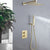 All-copper Shower Set into The Wall Pressurized Shower with Constant Temperature Concealed Gold Temperature Control Clearhalo 'Bathroom Remodel & Bathroom Fixtures' 'Home Improvement' 'home_improvement' 'home_improvement_shower_faucets' 'Shower Faucets & Systems' 'shower_faucets' 'Showers & Bathtubs Plumbing' 'Showers & Bathtubs' 6881359