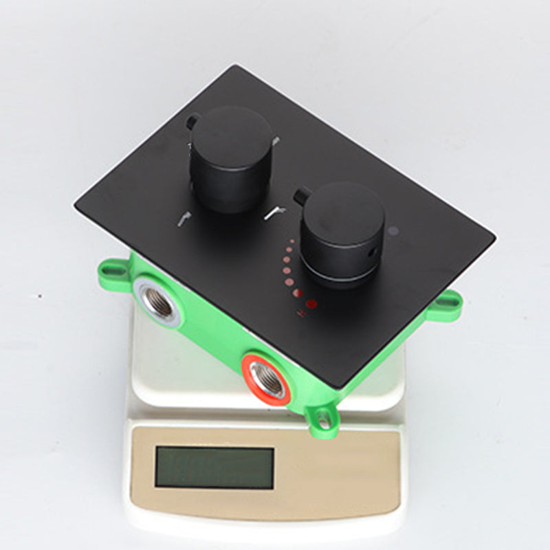 All-copper Shower Set into The Wall Pressurized Shower with Constant Temperature Concealed Clearhalo 'Bathroom Remodel & Bathroom Fixtures' 'Home Improvement' 'home_improvement' 'home_improvement_shower_faucets' 'Shower Faucets & Systems' 'shower_faucets' 'Showers & Bathtubs Plumbing' 'Showers & Bathtubs' 6881369