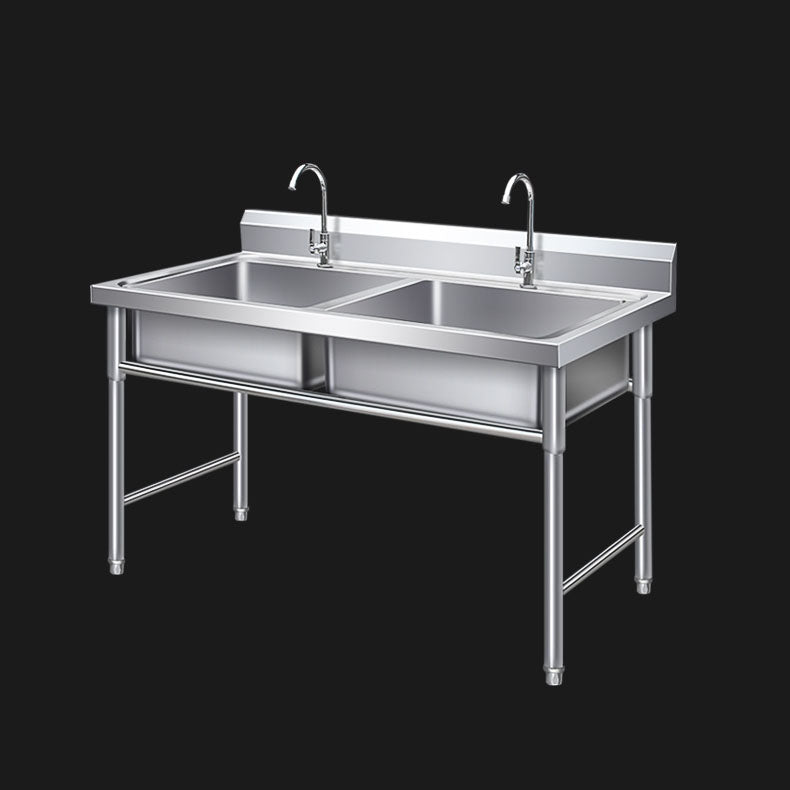 Kitchen Sink Top Mounted Stainless Steel Faucet Included Kitchen Sink Clearhalo 'Home Improvement' 'home_improvement' 'home_improvement_kitchen_sinks' 'Kitchen Remodel & Kitchen Fixtures' 'Kitchen Sinks & Faucet Components' 'Kitchen Sinks' 'kitchen_sinks' 6881553